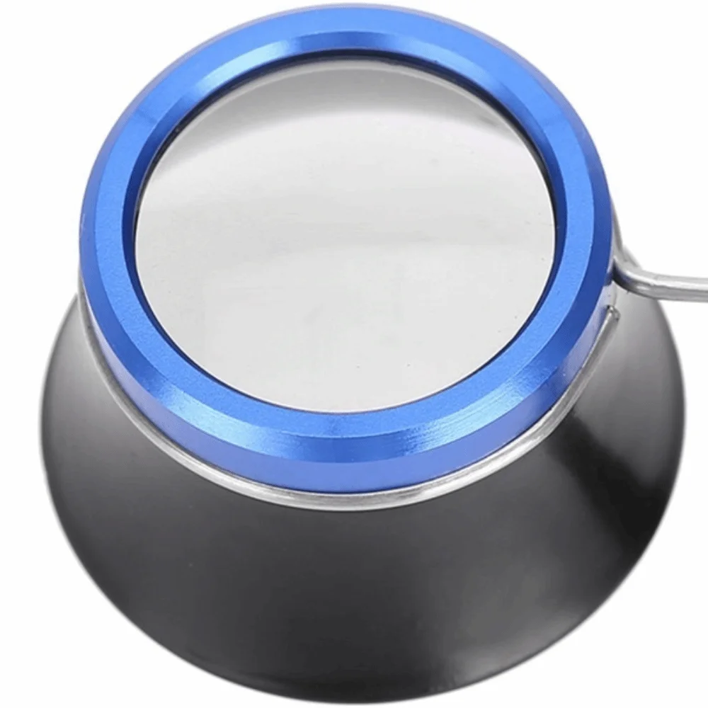 10X/20X Magnification Clip on Eyeglass Magnifier Clip On Design Aluminum Alloy Material Watchmaker Tool Magnifying Glass
