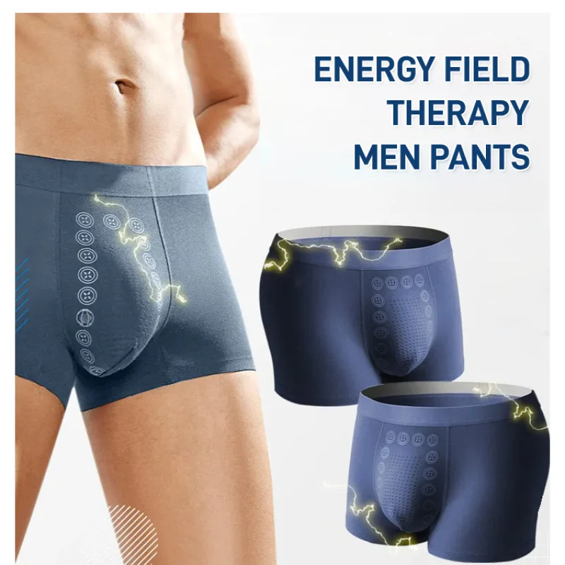 Herren-Unterwäsche Ultra-Dünn Atmungsaktiv Weich Sexy Boxershorts Komfortabel Magnettherapie Massage Gesund Täglich Tragbare Slips