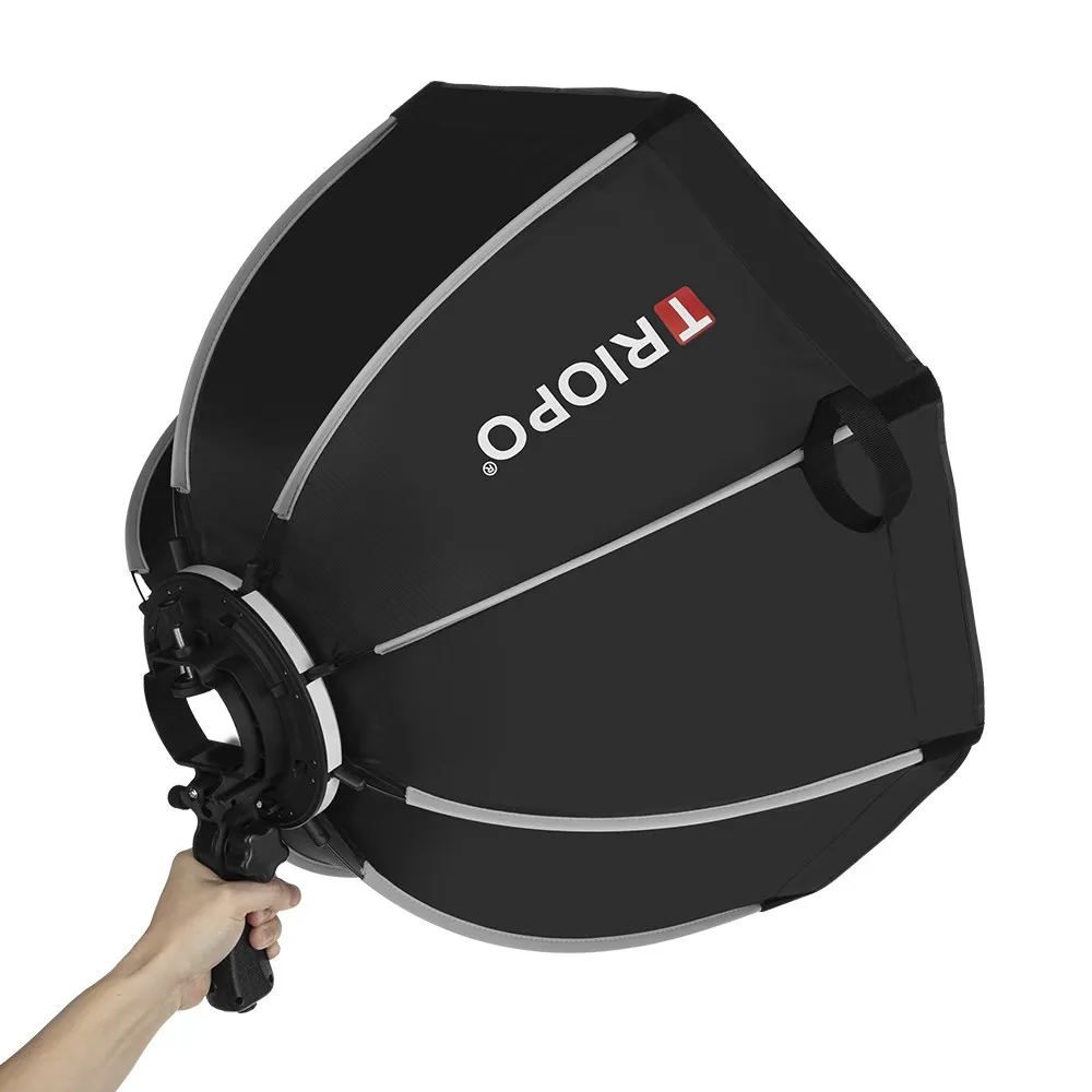 TRIOPO 65cm Octagon Umbrella Softbox with Honeycomb Grid For Godox
