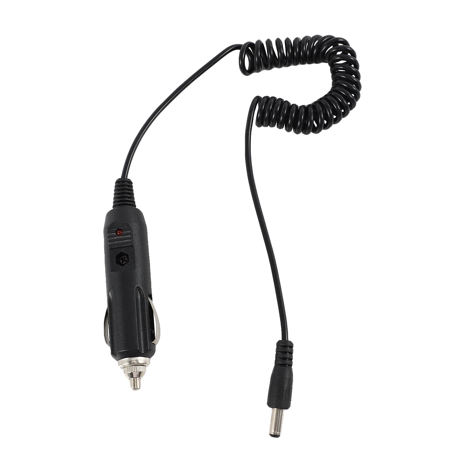 

12V Car Charger Spring Cable for Baofeng UV5R 5RE 5RC 5RB Walkie Talkie