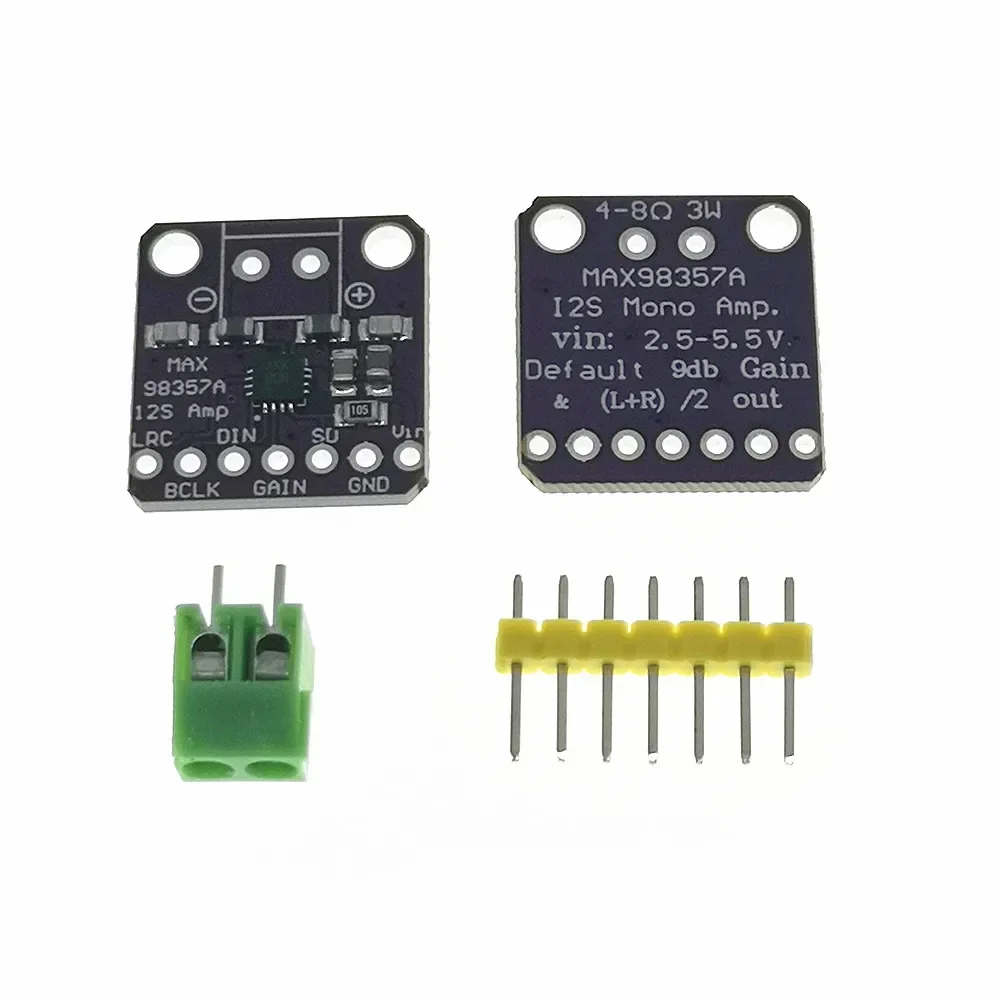 1-10pcs MAX98357A Audio Amplifier Module 3006 I2S 3W Class D Amplifier Without Filtering DIY Power Amplifier Board