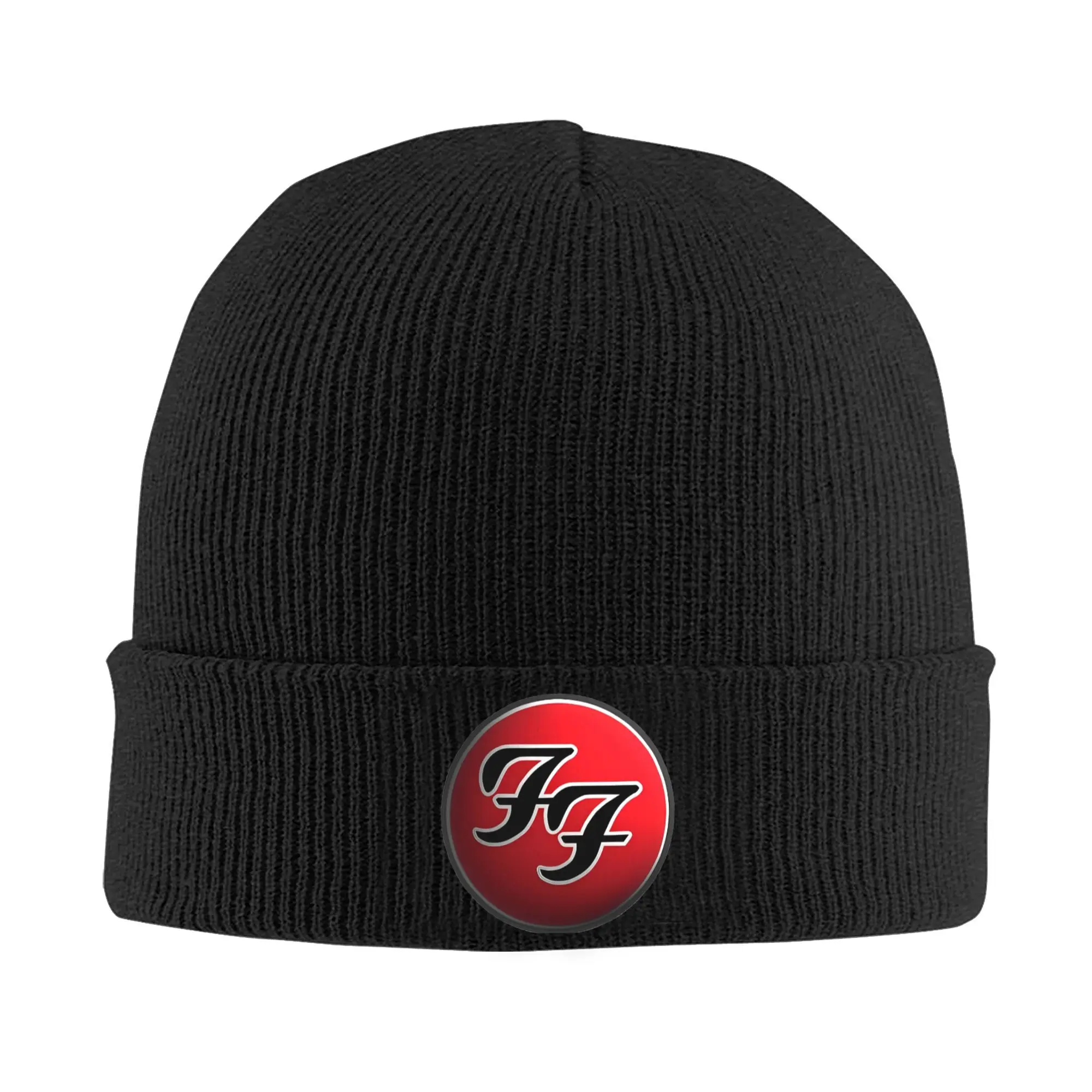 F-Foo F-Fighters Woven Fabric Knitted Hat Beanies Autumn Winter Hats Warm Unisex  Color  Caps for Men Women Gift