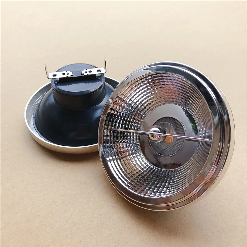 

10W 15W Embedded Recessed Ceiling Lamp GU10 G53 AR111 QR111 LED Downlight ES111 Spotlight Dimmable AC220V 110V DC12V Black White