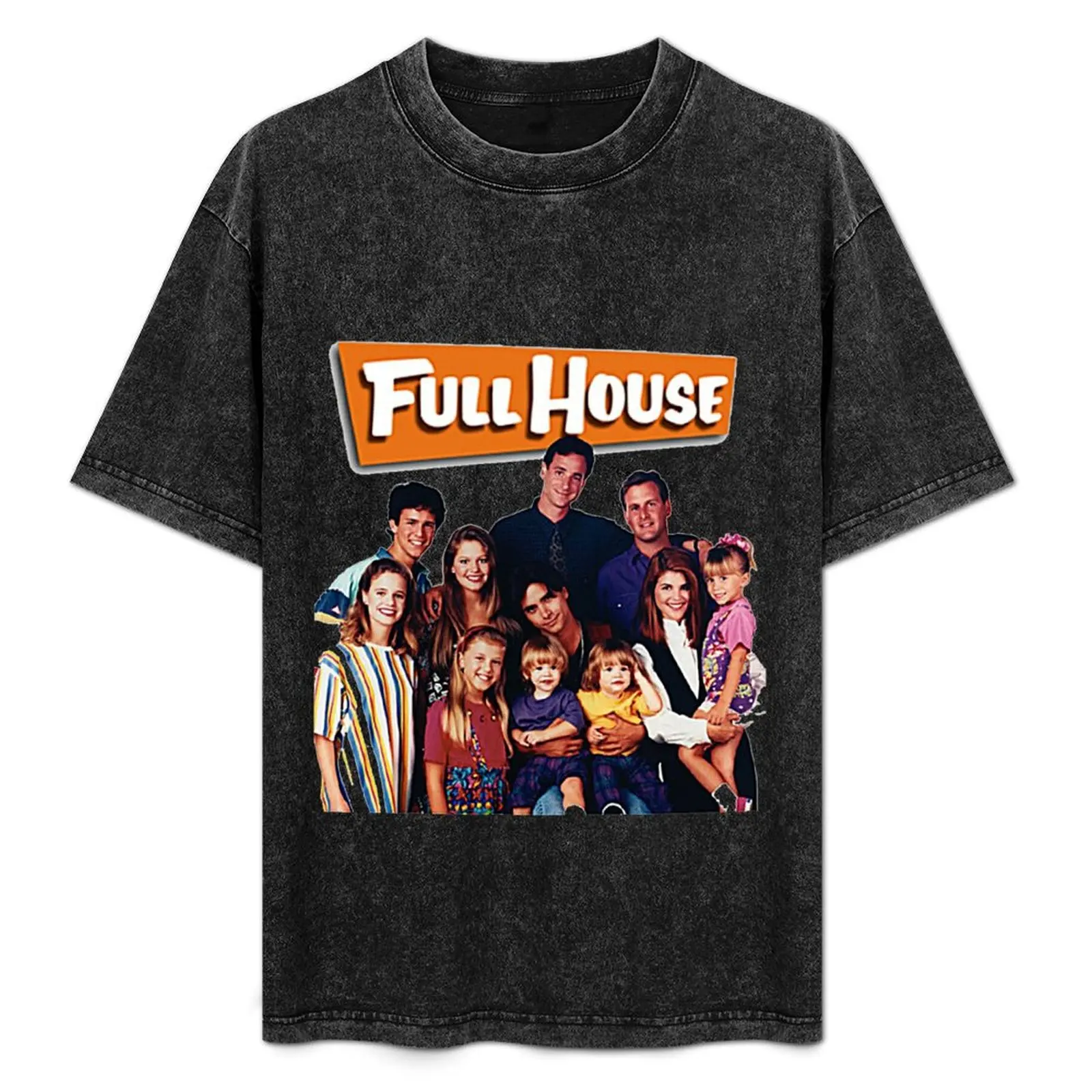 

Full House Casr T-Shirt sweat blue lock summer shirt plain black t shirts men