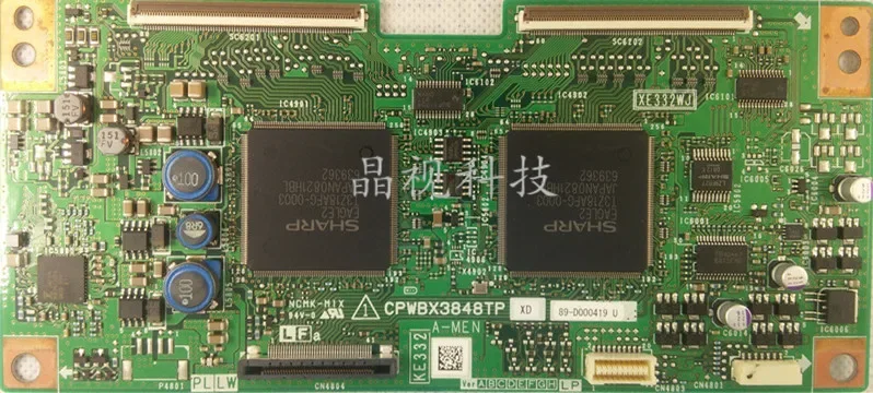 3848TP Original TCON Board CPWBX3848TP Test Good Logic Board TV Card CPWBX 3848TP Equipment for Business