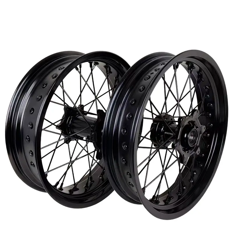 

17 Inch Fit Stark Varg Customized Accept Color Supermotard Wheels Rims Set