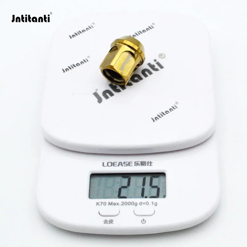 

Jntitanti racing anti-theft cone seat Gr.5 titanium wheel lug nut M12*1.25*27mm for Nissan,Greatwall,Geely,Subaru,Suzuki etc.