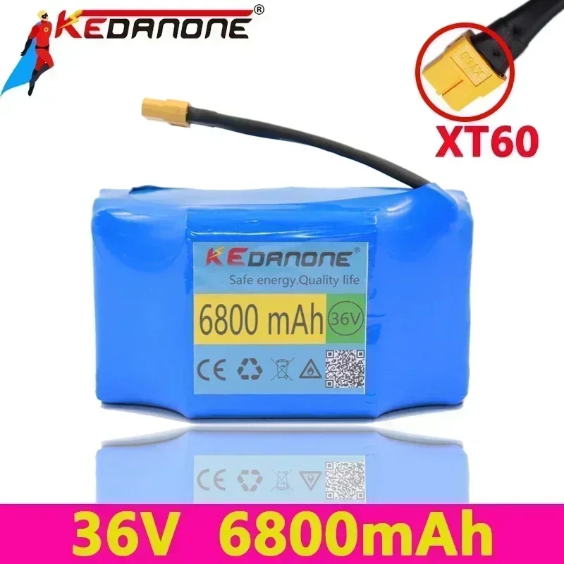 

good 36V to lithium-ion rechargeable battery 6800 mAh lithium-ion cell for electric self-balancing scooter Electric bicycle