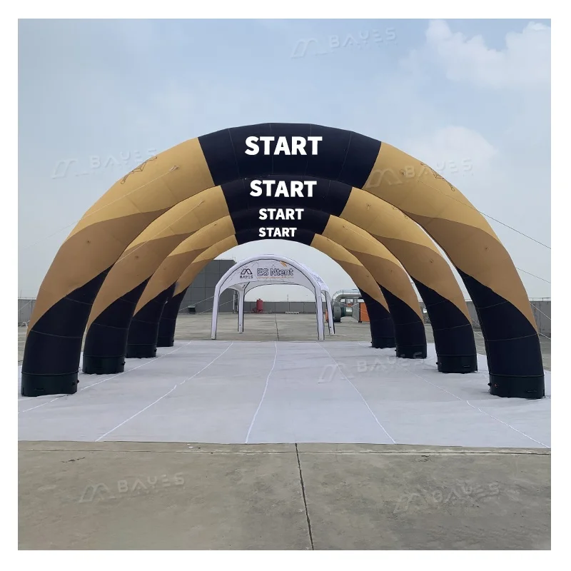Event Banner Entry Arch Backdrop Advertising, Air Sealed Airtight Inflatable Arch For Outdoor