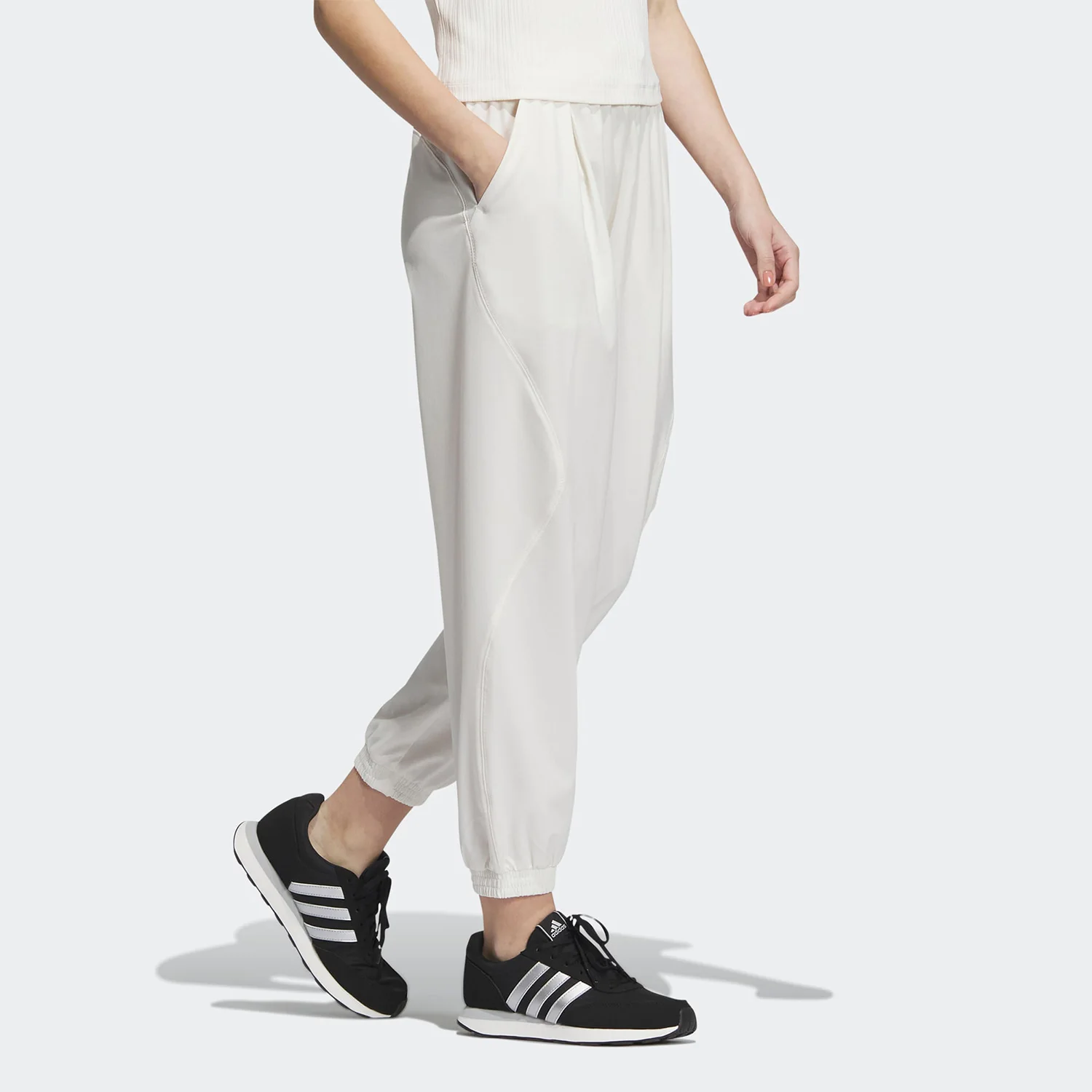 Adidas genuine new woven breathable women's sports pants IN9073