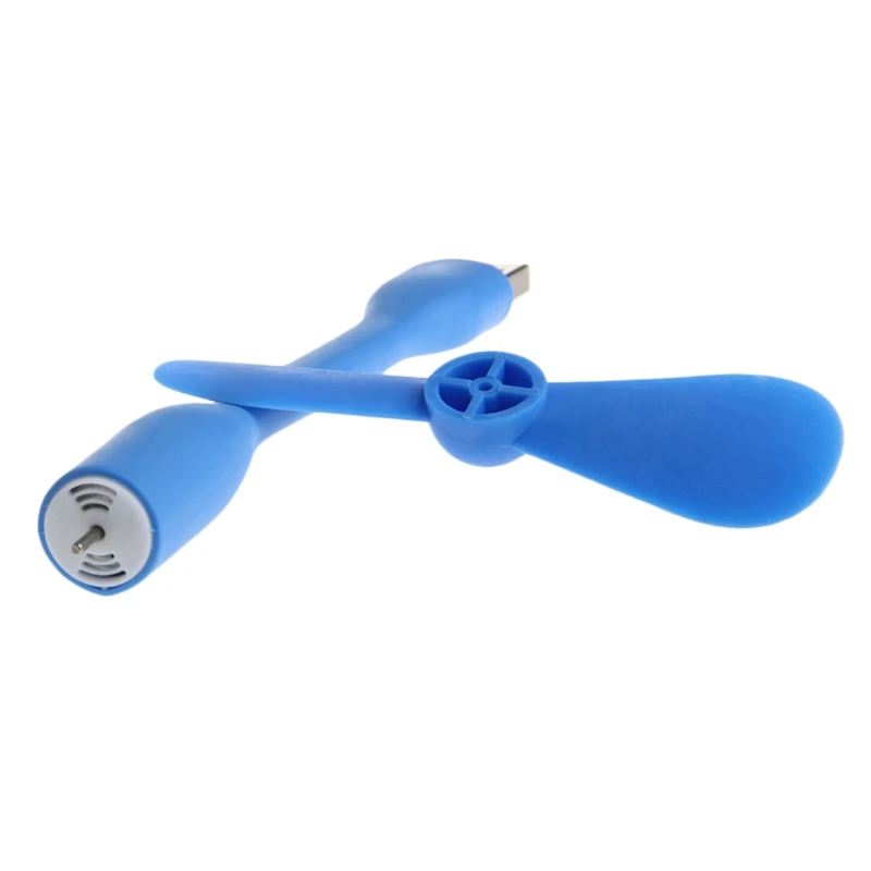 Portable USB Powered Cooling Fan with LED Lights for Laptops & Smartphones