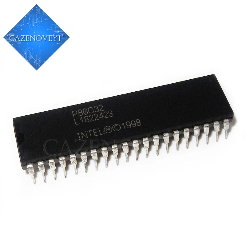 5pcs/lot P80C321 P80C32 80C32 DIP-40 In Stock