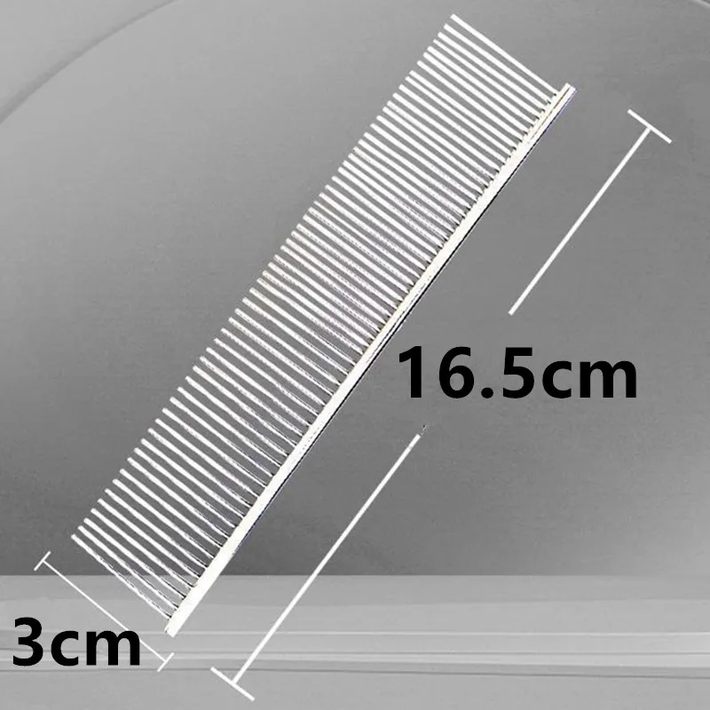 Dog Comb Massage Dog Brush Stainless Steel Combs for Dogs Hair Remover Pet Grooming Cat Hair Comb Cleaning Tools Pet Accessories