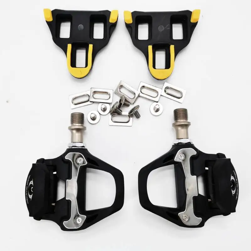 Straße Mountainbike Pedal Nylon Fahrrad Flache/lock Klick Pedal Fit SPD DU + Abgedichtete Lager Dual MTB Pedale MTB Cleat Fahrrad Teile – Detail 8