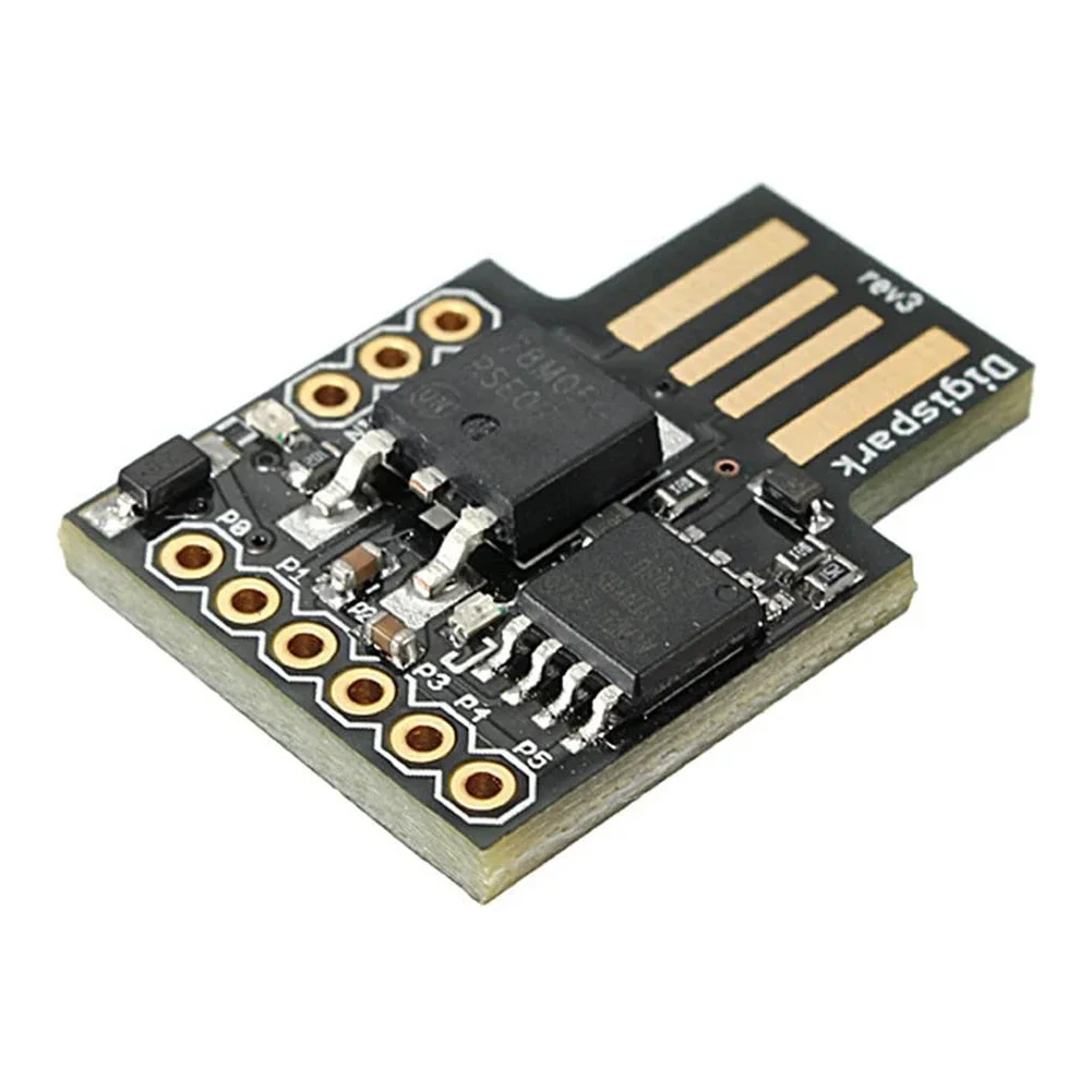 1-10pcs ATTINY85 Miniature บอร์ดพัฒนาโมดูล DC 5V Micro USB บอร์ดพัฒนาสําหรับ Arduino IDE 1.0 + OSX/Win อุปกรณ์เสริม