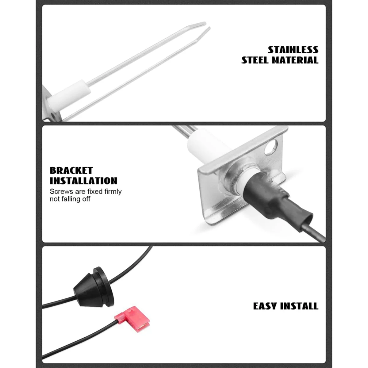 35100 RV Furnaces Igniter Electrode Kit for Hydro Flame New Series Furnaces, for Atwood AFS AFM AFL DFS DFM DFL