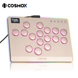 Haute42-COSMOX Leverless Controller Gaming Joystick For PC / PS4 / PS5 Steam Switch Arcade Keyboard Fighting Hitbox Stick