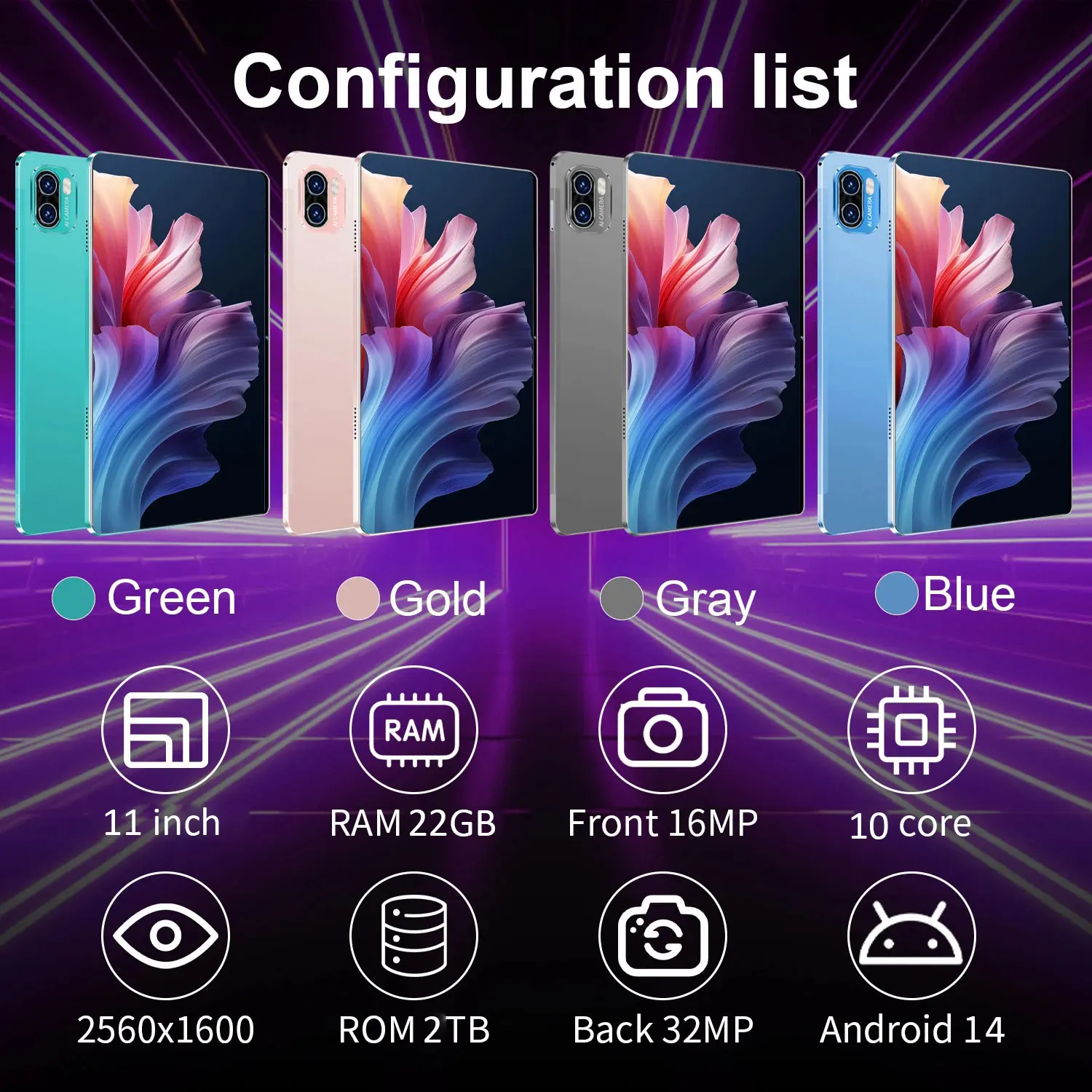 2025 NUEVA versión global X5 Pro Tablet 11 pulgadas HD 4K Android 14 22GB + 2TB 20000mAh 5G Dual SIM Bluetooth WiFi GPS Tablet