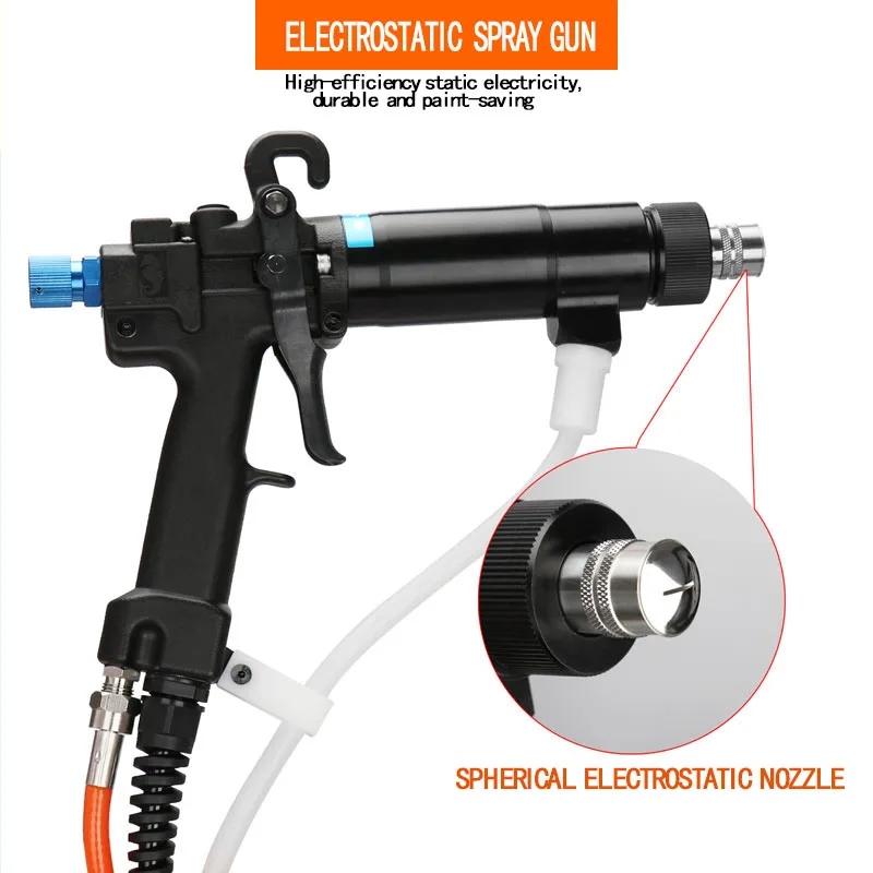 

Whole Set Hima TC-92 Water-Based Coating Electrostatic Spray Gun Manual Static Painting Gun, Gun And Generator