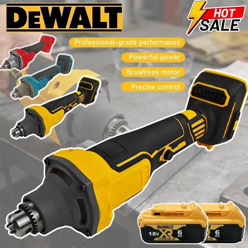

Бесщеточная прямая шлифовальная машина DeWalt с 4 скоростями для эффективной шлифовки, полировки и гравировки.