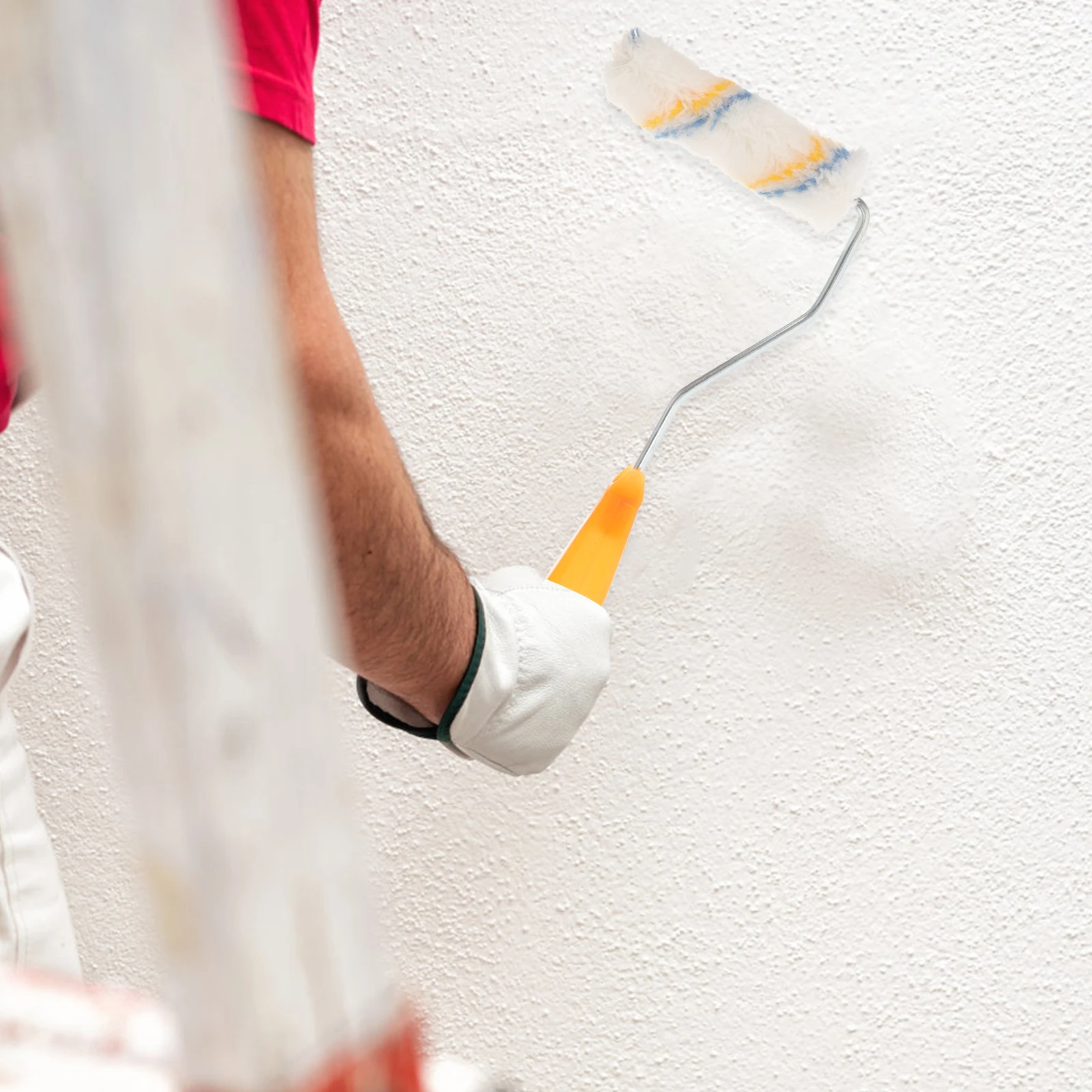 

1Set Small Paint Roller Brush Portable No Shedding for Painting Corners Walls Wall Painting Supplies Paint Roller