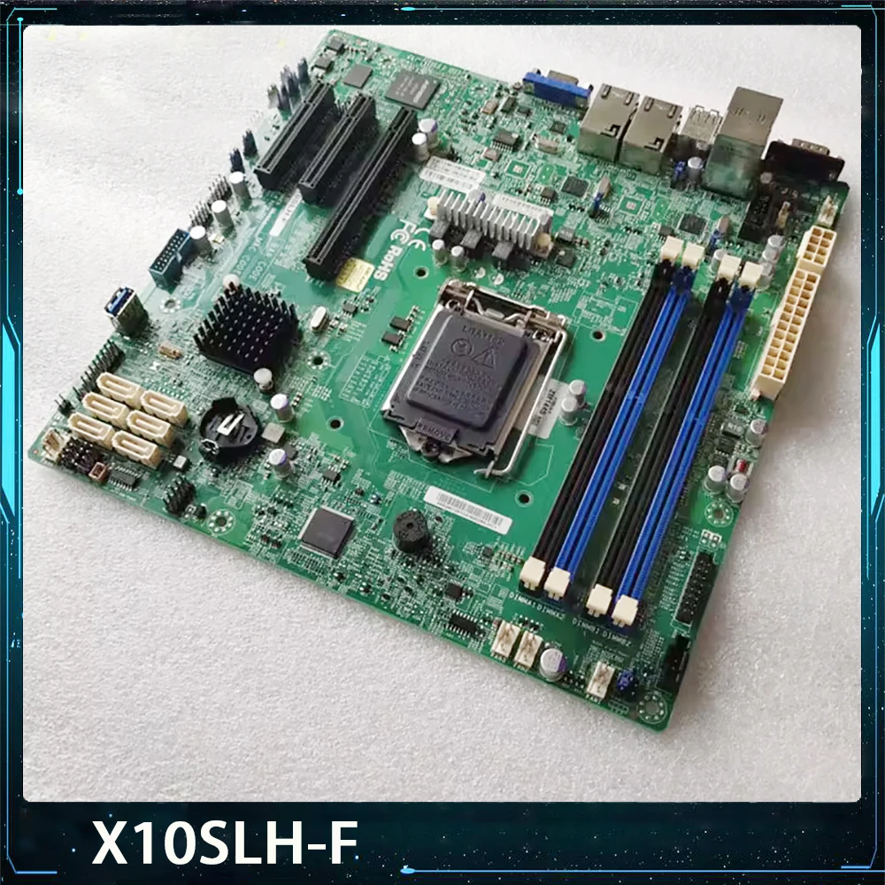 Server Motherboard M-ATX LGA 1150 C226 Support E3-1200 v3/v4 DDR3 PCI-E 3.0 6 SATA3.0 X10SLH-F