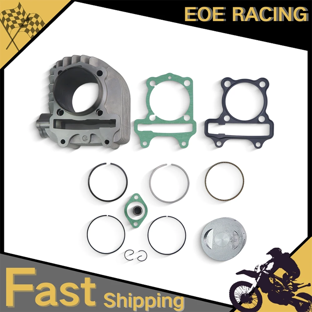 GY6 139QMB 139QMA 61mm Cylinder Kit For Scooter Engine