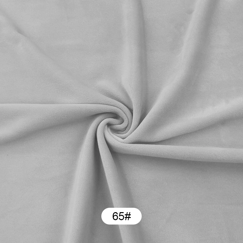40 Farben 50x50cm Stretch Mochi Glatter Minky Stoff Hopen 95 % Polyester 5 % Spandex Stretch 4-seitiger Plüschstoff für DIY-Nähspielzeug