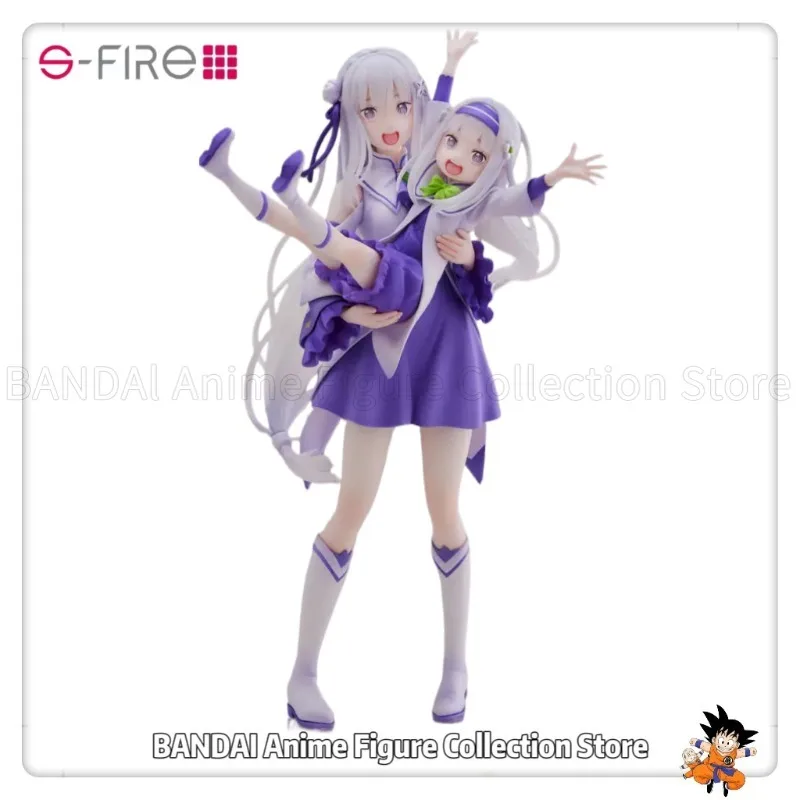 

In Stock Original S-FIRE Re: ZERO - Starting Life in Another World - Emilia & Childhood Emilia Toys Model Decoration Collection