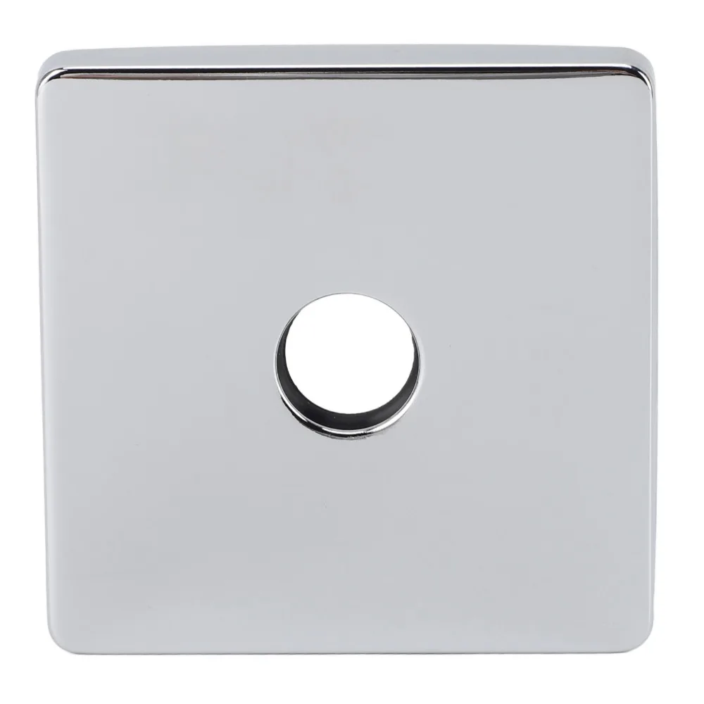 C5 Square Shower Arm Cover Plate Stainless Steel Electroplating Finish Shower Arm 3.5 Inch Wall Mount Pipe Wall Cover Plate