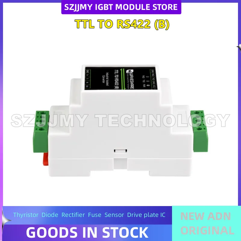 NEW ORIGINAL IN STOCK TTL to RS422 electrically isolated module serial converter rail mounted 3.3V/5V with housing