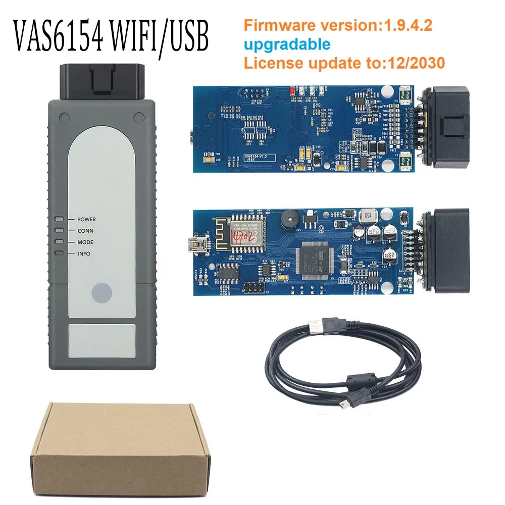 VAS6154 Обновленная прошивка Wi-Fi USB ODIS, диагностический тестер Volkswagen Audi Skoda