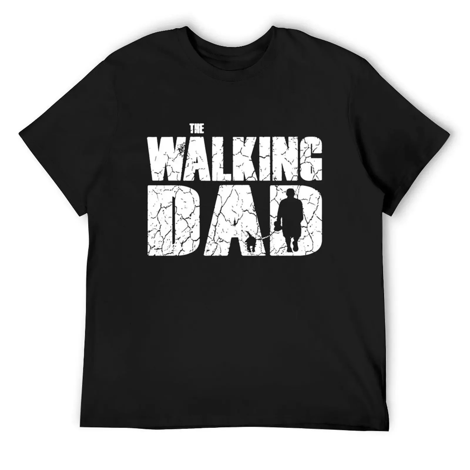 

The Walking DAD dog T-Shirt rapper graphic tees street wear custom t shirt men tshirt