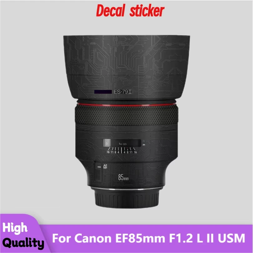 

For Canon EF85mm F1.2 L II USM Lens Body Sticker Protective Skin Decal Vinyl Wrap Film Anti-Scratch Protector Coat