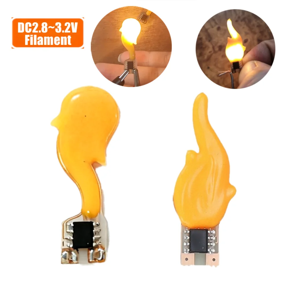 

10/8/6 шт. 3 В светодиодные COB вспышки свечи Эдисон пламя диод украшения для дня рождения лампы аксессуары свечи DIY украшения