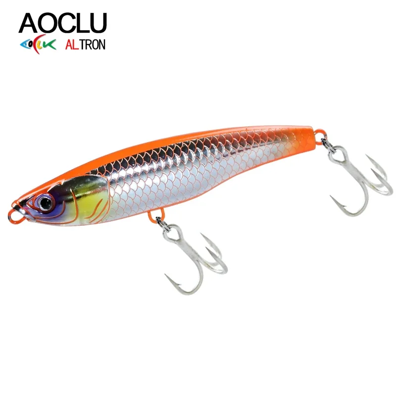 

AOCLU-Hard Bait Wobbler, Sinking Pencil Stick, Heavy Long Distance Casting, Suitable for Fresh Sea Water Fishing, 125mm, 78g