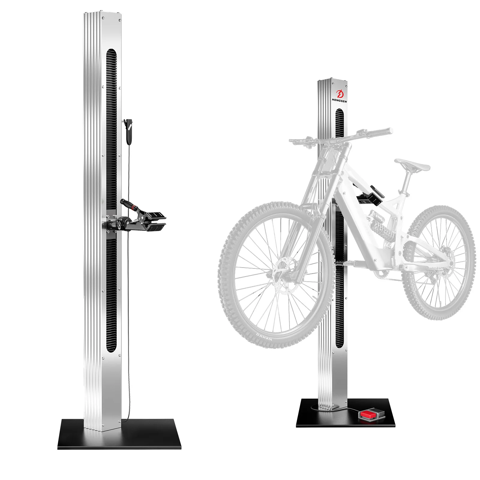 

Bike Repair Stand Electric Heavy-Duty 80kg Capacity Auto-Stop 180° Rotation Professional Workshop Lift for E-Bikes/MTB/Road