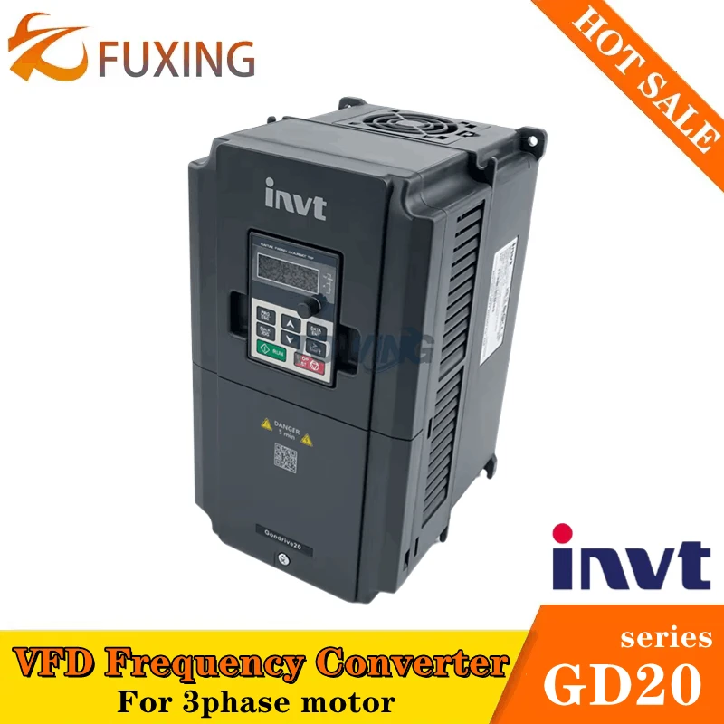 

Оригинальный инвертор INVT GD20-7R5G-4 GD20-011G-4 GD20-015G-4 Преобразователь частоты VFD Привод 380 В 7,5 кВт 11 кВт 15 кВт для 3-фазного двигателя