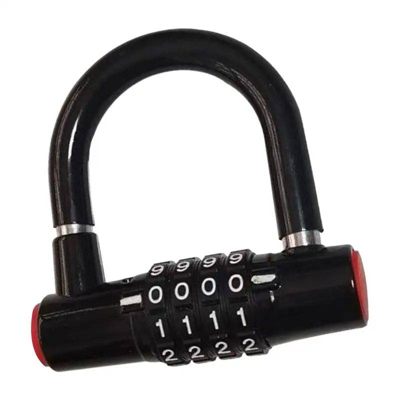 Lock For Bike Padlock With Code Waterproof Padlock Anti-Theft Bike Locker For Backpack Men Women Travel Outdoor Motorcycle