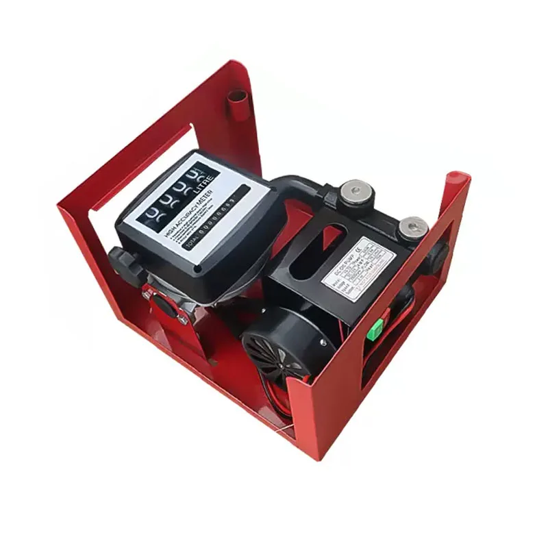 Hot Sa.le  DC 12/24 Volt 70LPM Flow Ra.te Electric Mobile Porta.ble Mini Fuel Di es el Tra.nsfer Pump K it