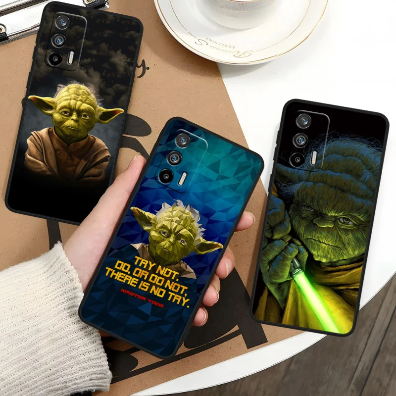 Yodas Concept S-tar W-ars For OPPO Realme GT Neo 10 9i 8i 7i 6s 5 Narzo 50i 50A 240W Pro Plus Black Soft Phone Case