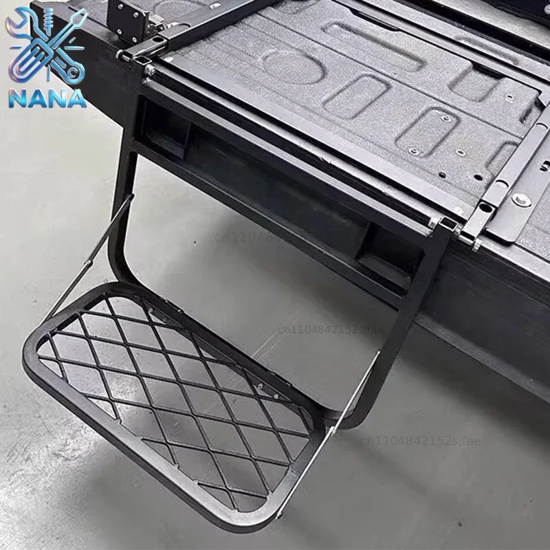 Trunk Ladder Conversion Tailgate Climbing  Raptor Folding Cargo Ladder Tailgate Ladder Car Repair Tool