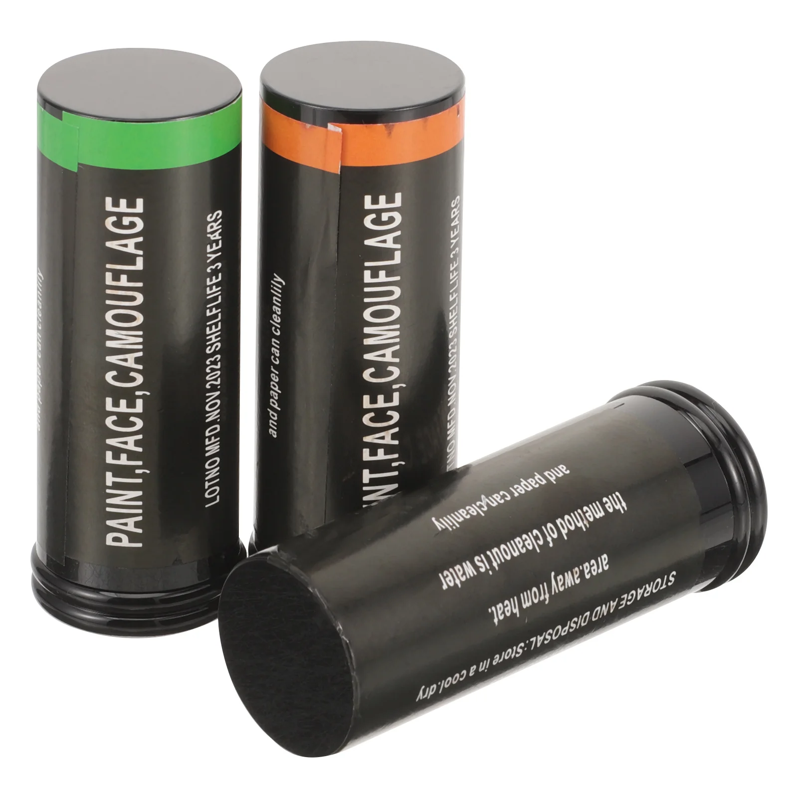 3 stücke Gesichtsfarbe Sticks Kit Gesichts Malerei Werkzeuge Für Festival Halloween Party Körper Kunst Make-Up Tragbare Leichte Design 126