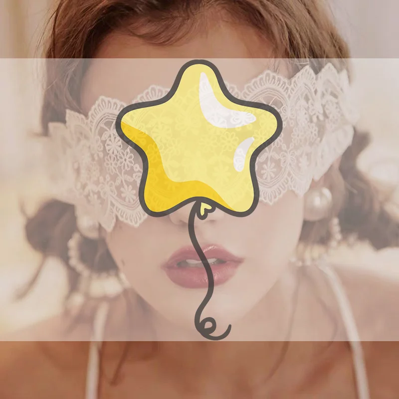 

Женская сексуальная кружевная прозрачная маска, черно-белый костюм для косплея, эротические аксессуары