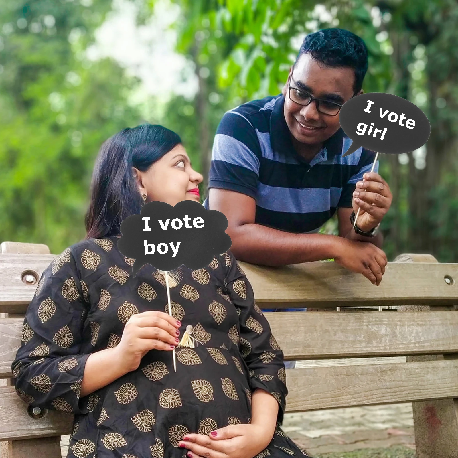 

20pcs Blackboard Chalk Props Lightweight Party Decorations Photo Booth Signs Wedding Birthday Selfie Accessories Bamboo