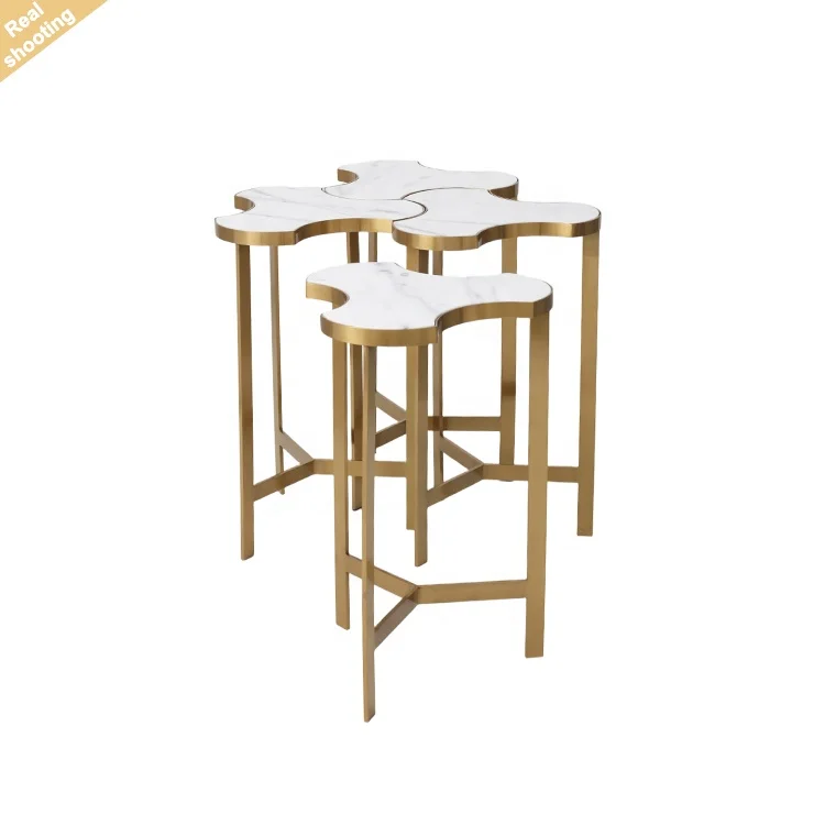 Современный роскошный мраморный столик