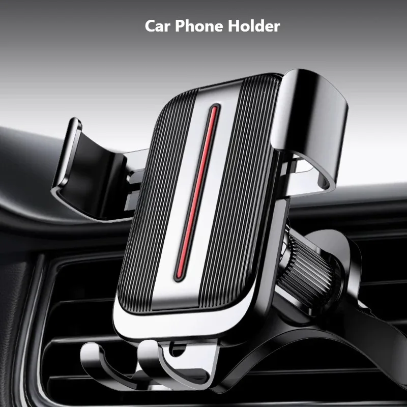Car Phone Holder Mount Upgrade Auto Locking Universal Phone Stand Holder with Hook Clip for Car Air Vent