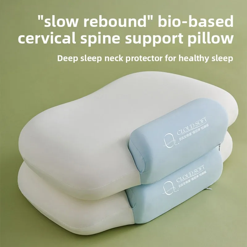 

Ортопедическая подушка из пены с эффектом памяти, эргономичный наполнитель на биооснове, поддержка шеи и выравнивание позвоночника, подушка для улучшения сна для взрослых