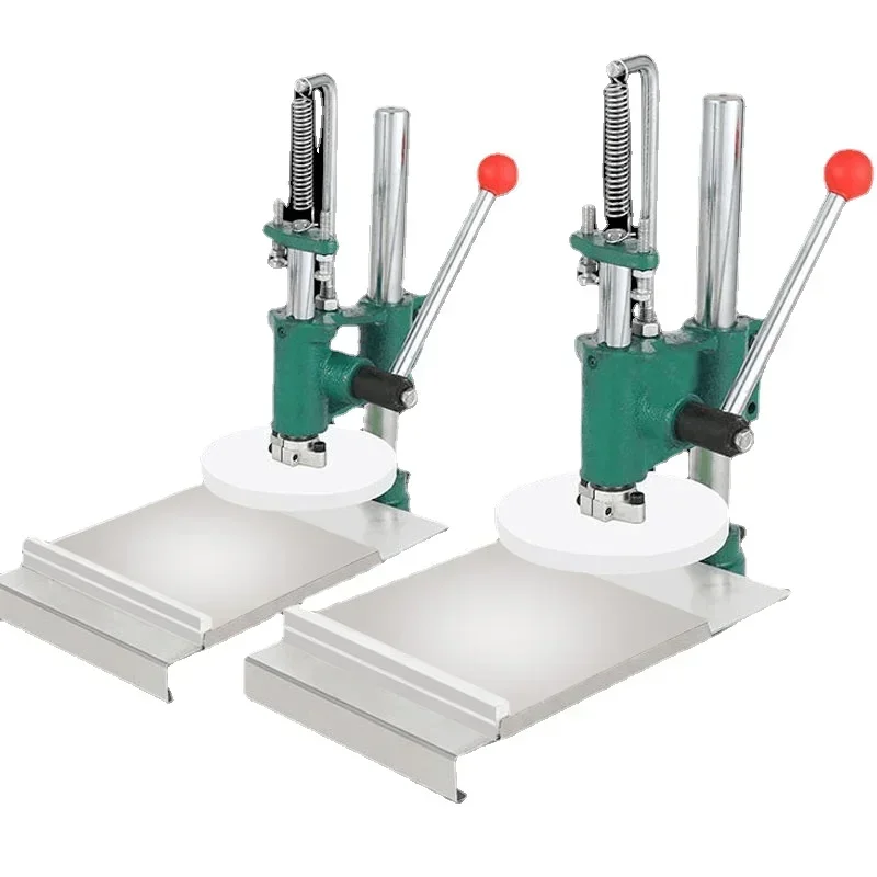 Pressa per impasto pizza afferrare a mano torta piatta biscotti carne clip rotonda manuale pressata a mano pneumatica commerciale