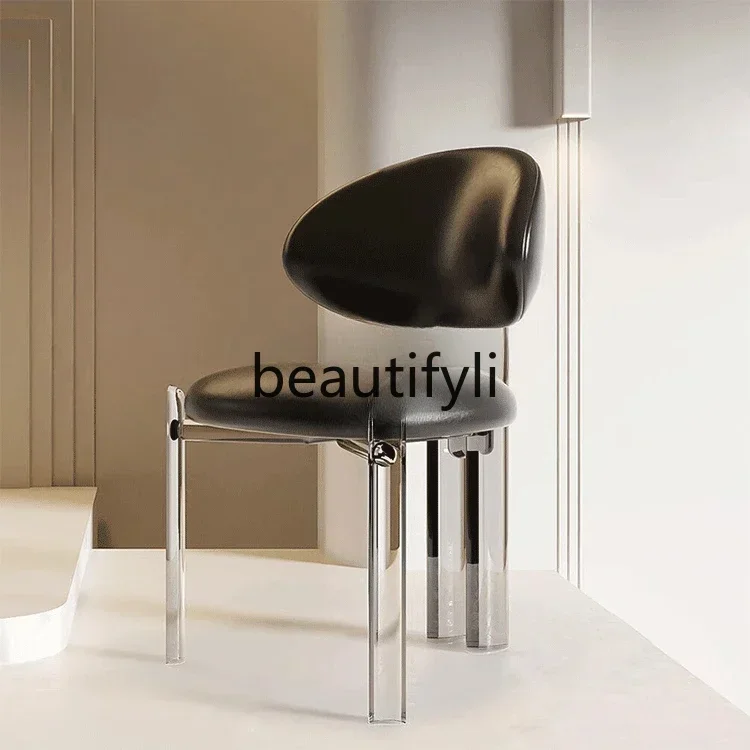 

FG26Household, simple, desk stool minimalist acrylic dining table chairs transparent chair